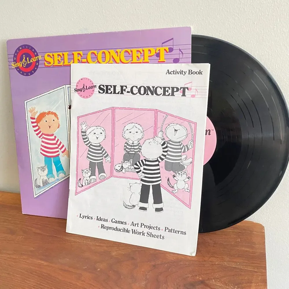 Vintage 1987 Self-Concept Sing & Learn Vinyl Record